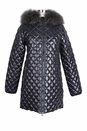 Diamond Down Parka W/ Fur Hood Convertible styles