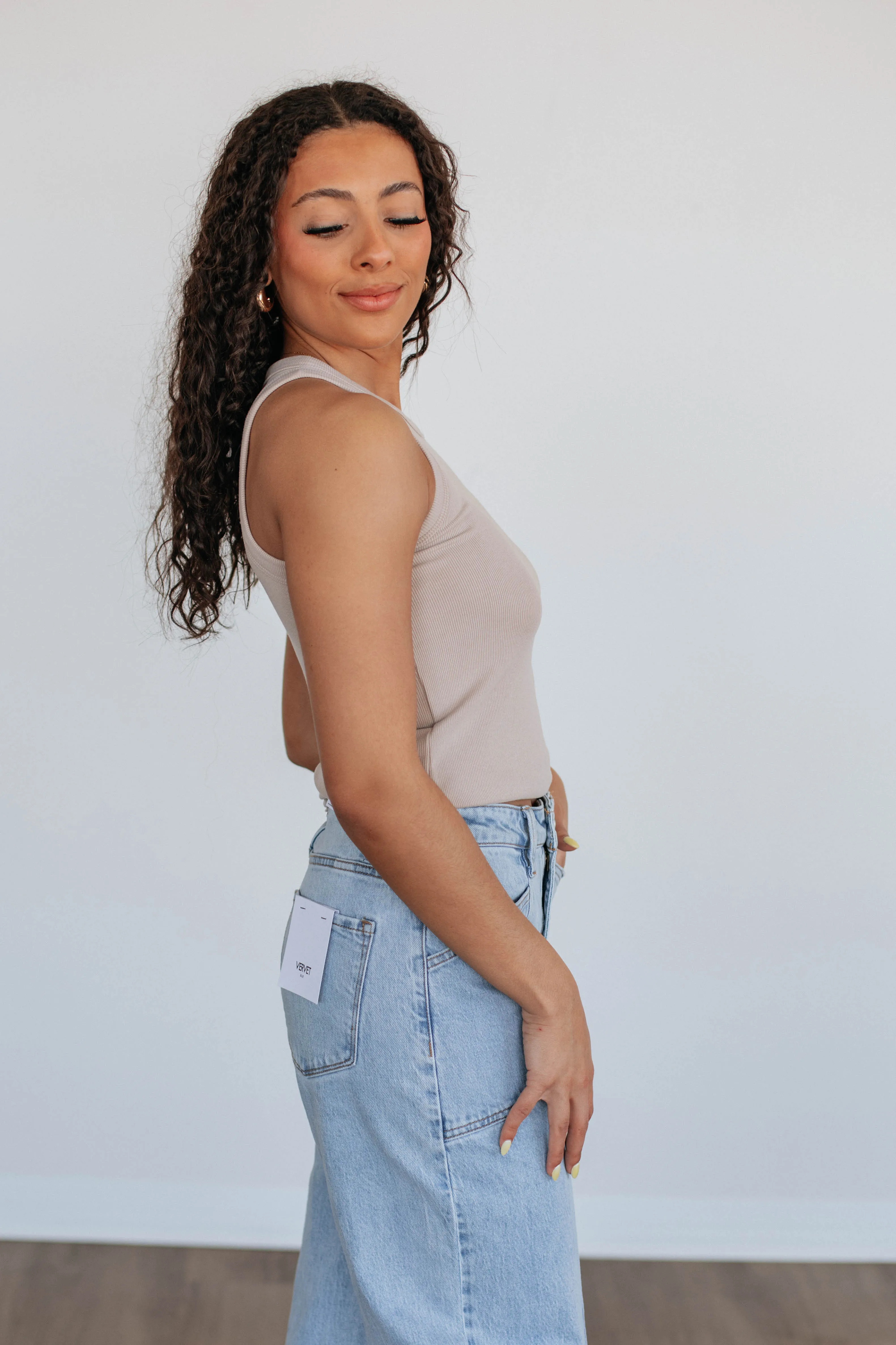 Dixon Ribbed Tank - Shell Breathable Lining