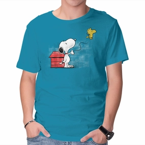 Dog With Bird Retro UV protection layer