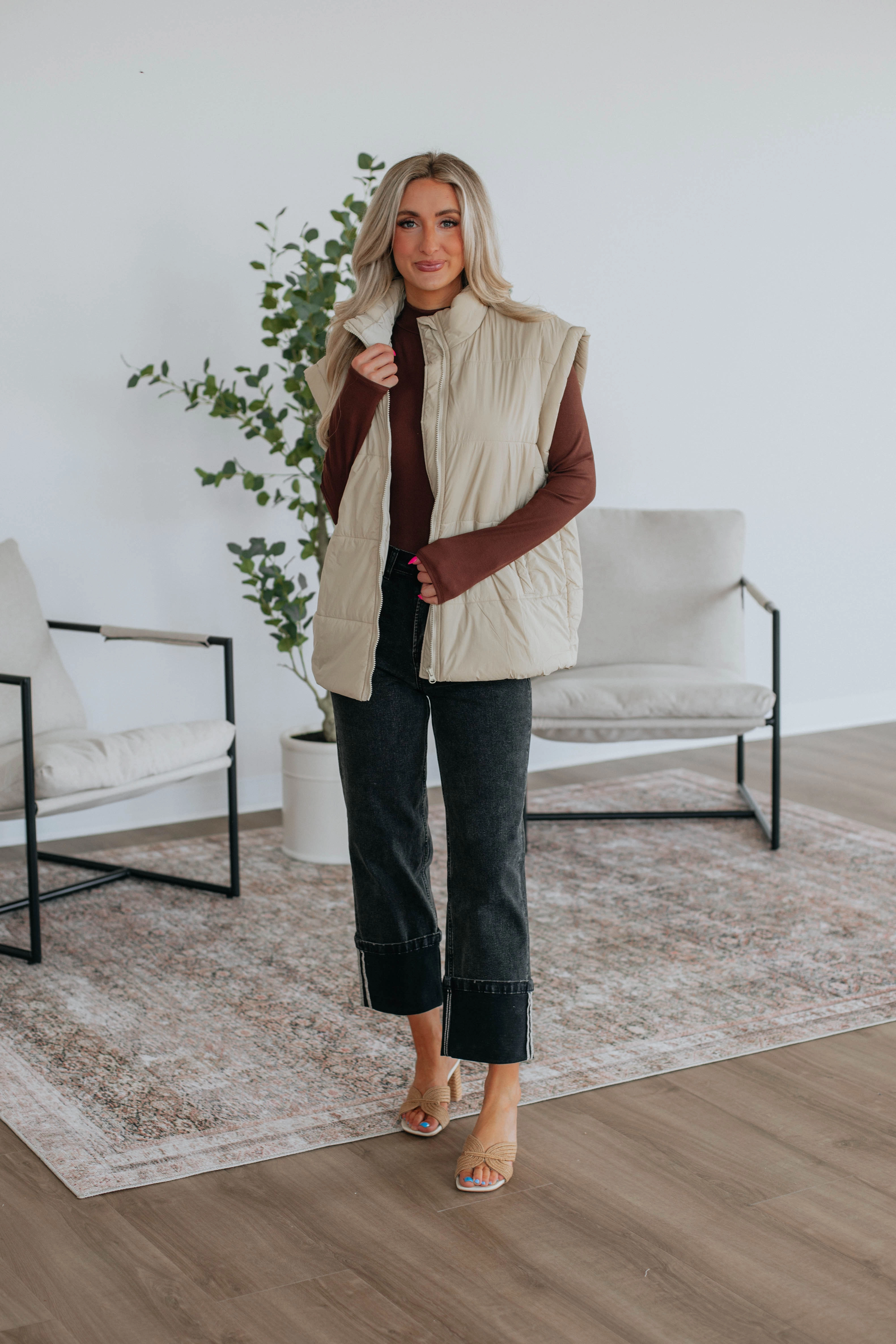 Comfortable Waistband Quick Dry Fabric Kleine Cuffed Pants