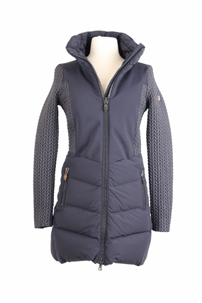 Down Filled Parka Jacket Luxury Appeal Quick Access Closures