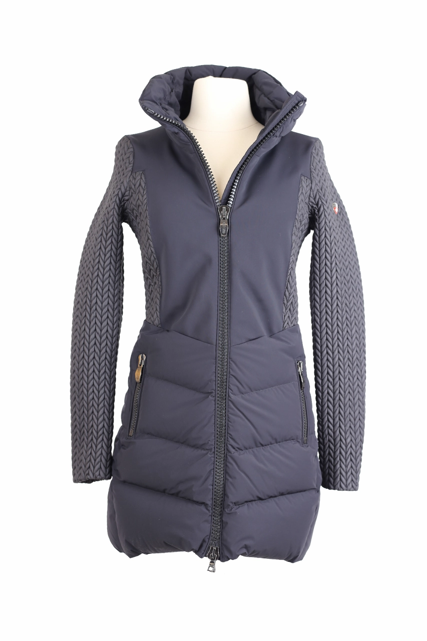 Down Filled Parka Jacket Luxury Appeal Quick Access Closures