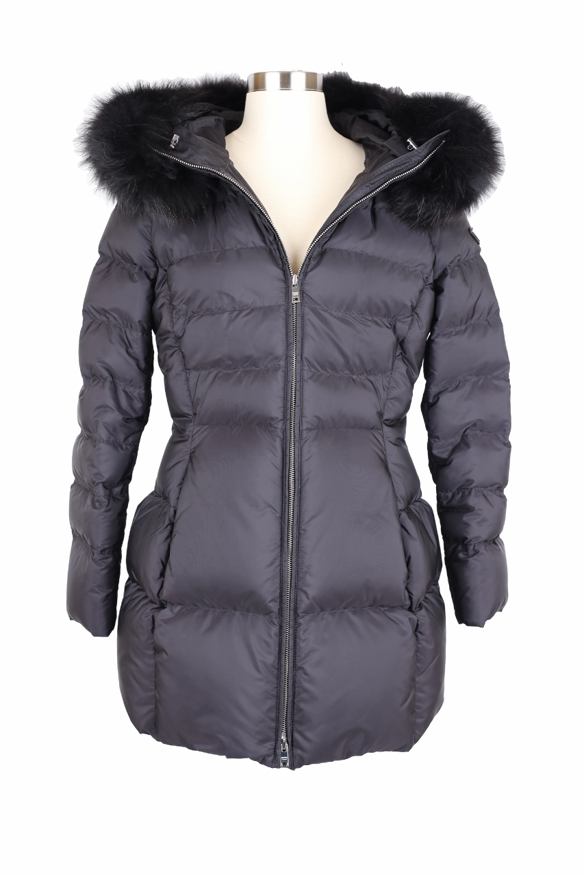 Down Filled Parka w/ Fur Hood Weather Fit Breathable Layer