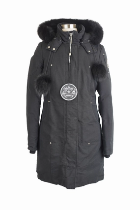 Down Fur Hood Parka Heavy Duty Buckle