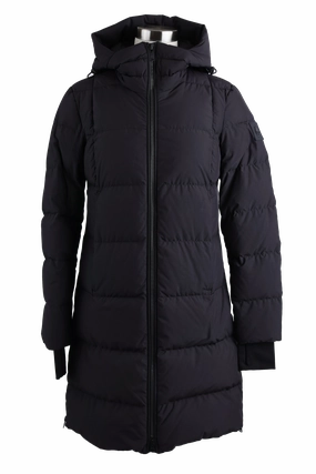 StretchFit Silhouette Down Hooded Parka