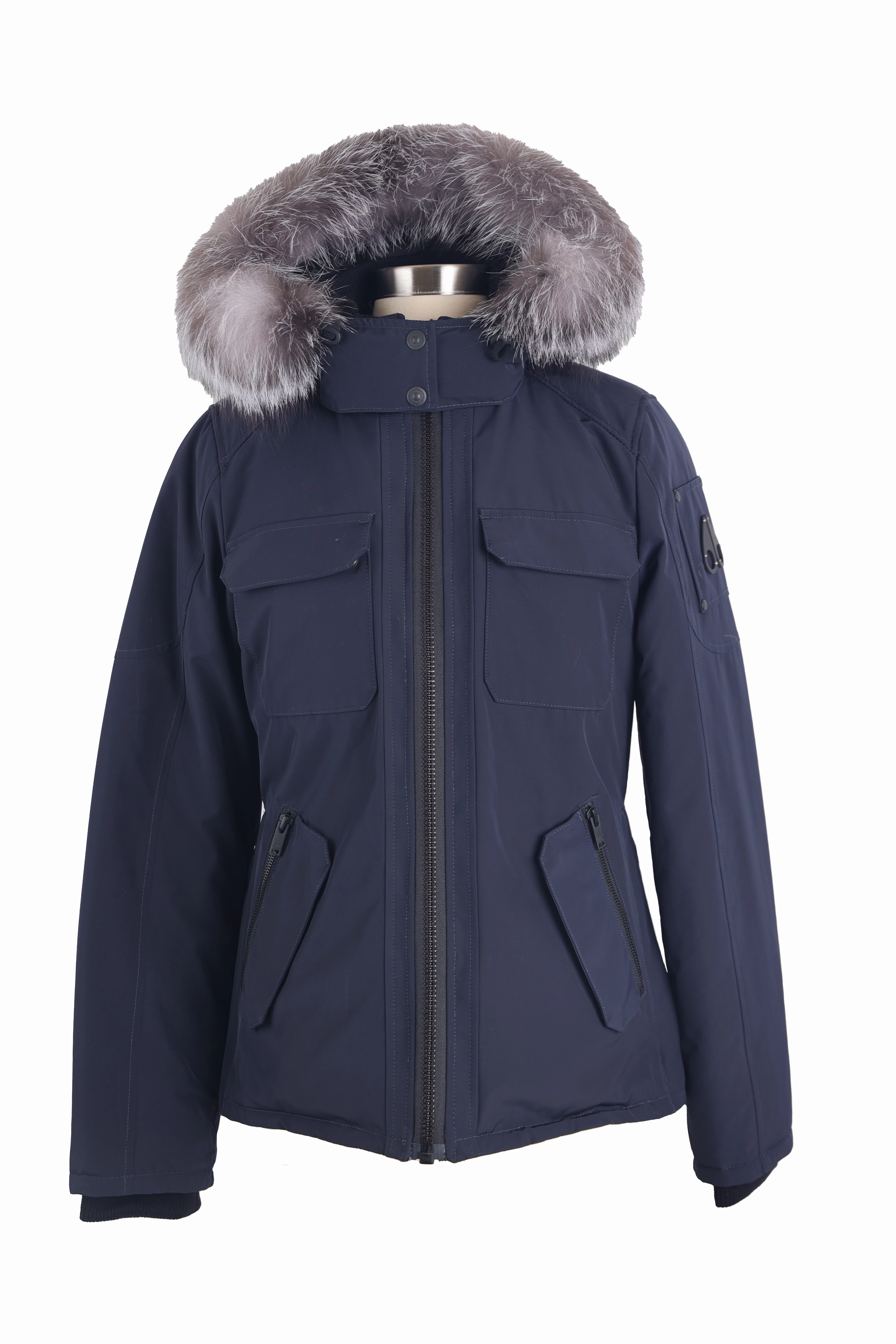 HypoallergenicInnerLayer Down Jacket W/ Fur Hood