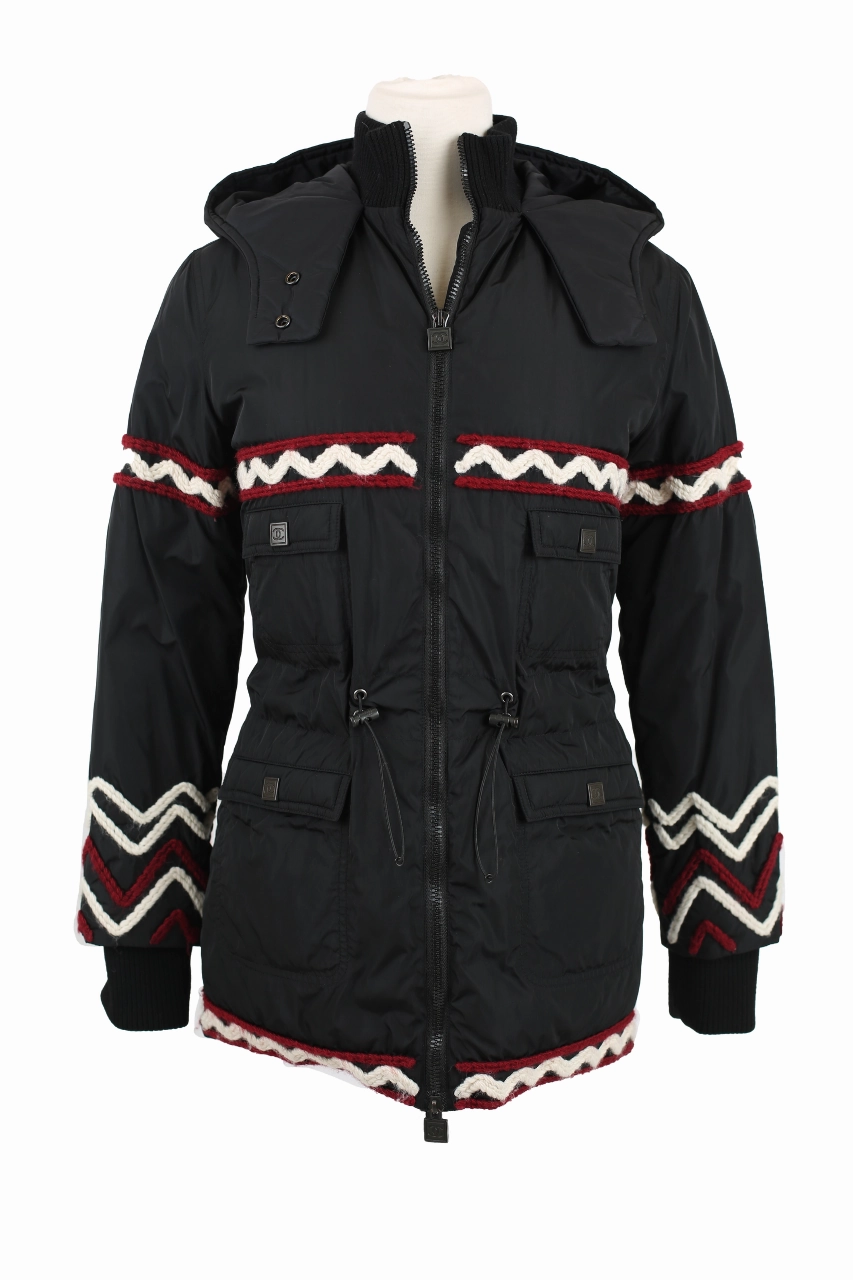 Breathable Technology Down Jacket W/ Logo Emblazoned Zippers