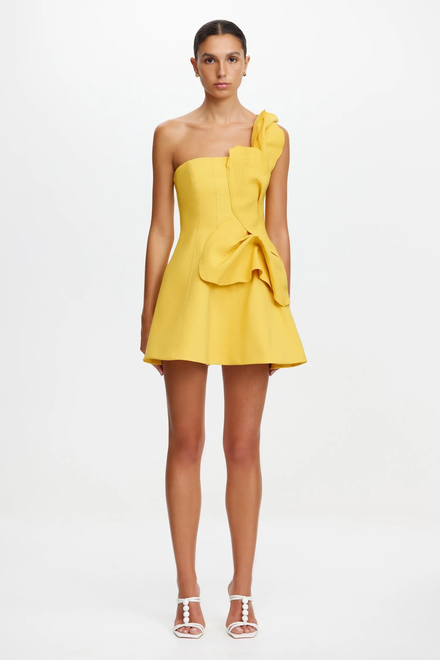 Mesh-Detail DRAKE MINI DRESS