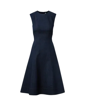 Tie-Detail Dulce Denim Midi Dress