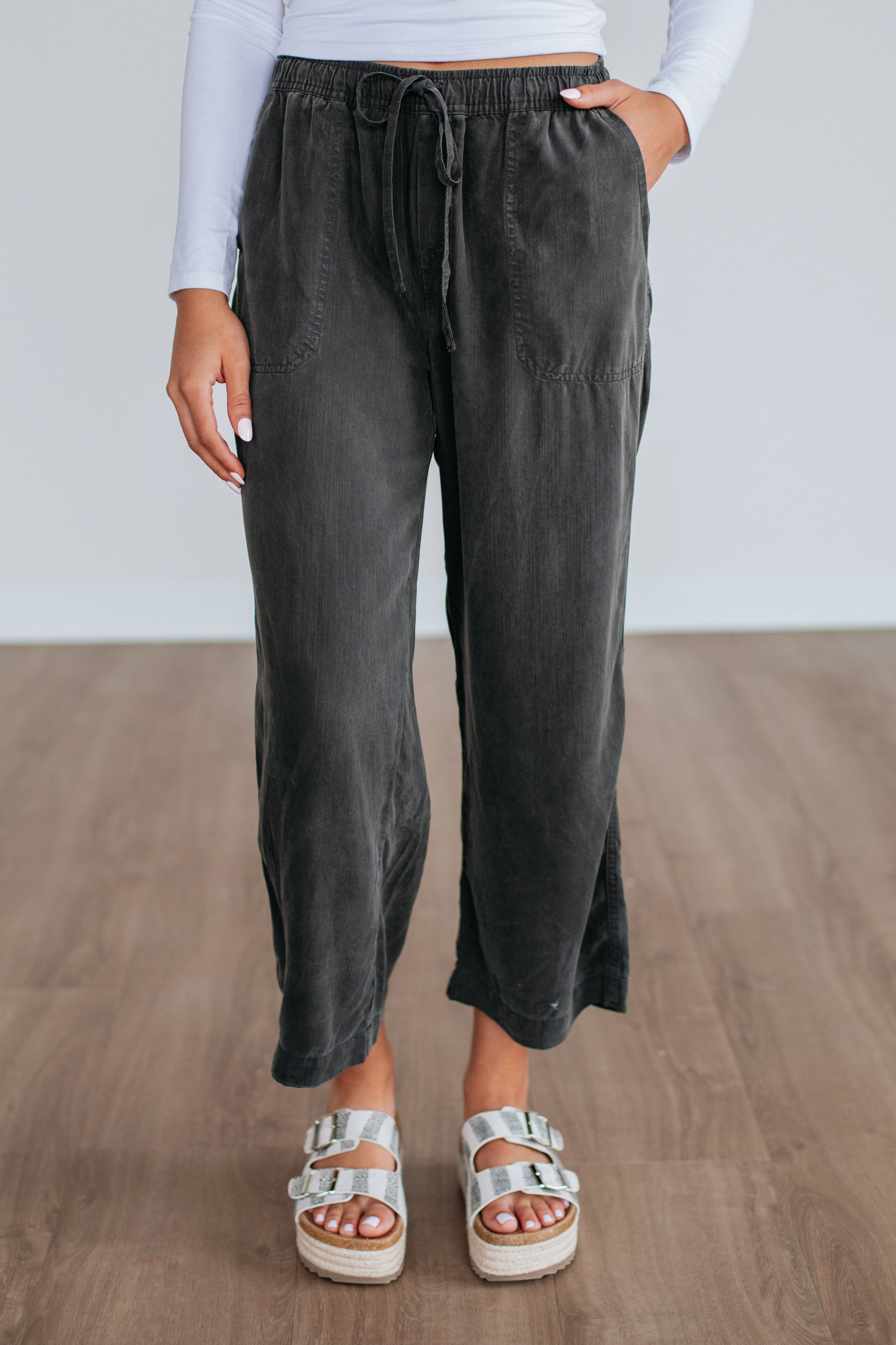 Quick Flex Duncan Casual Pants - Charcoal