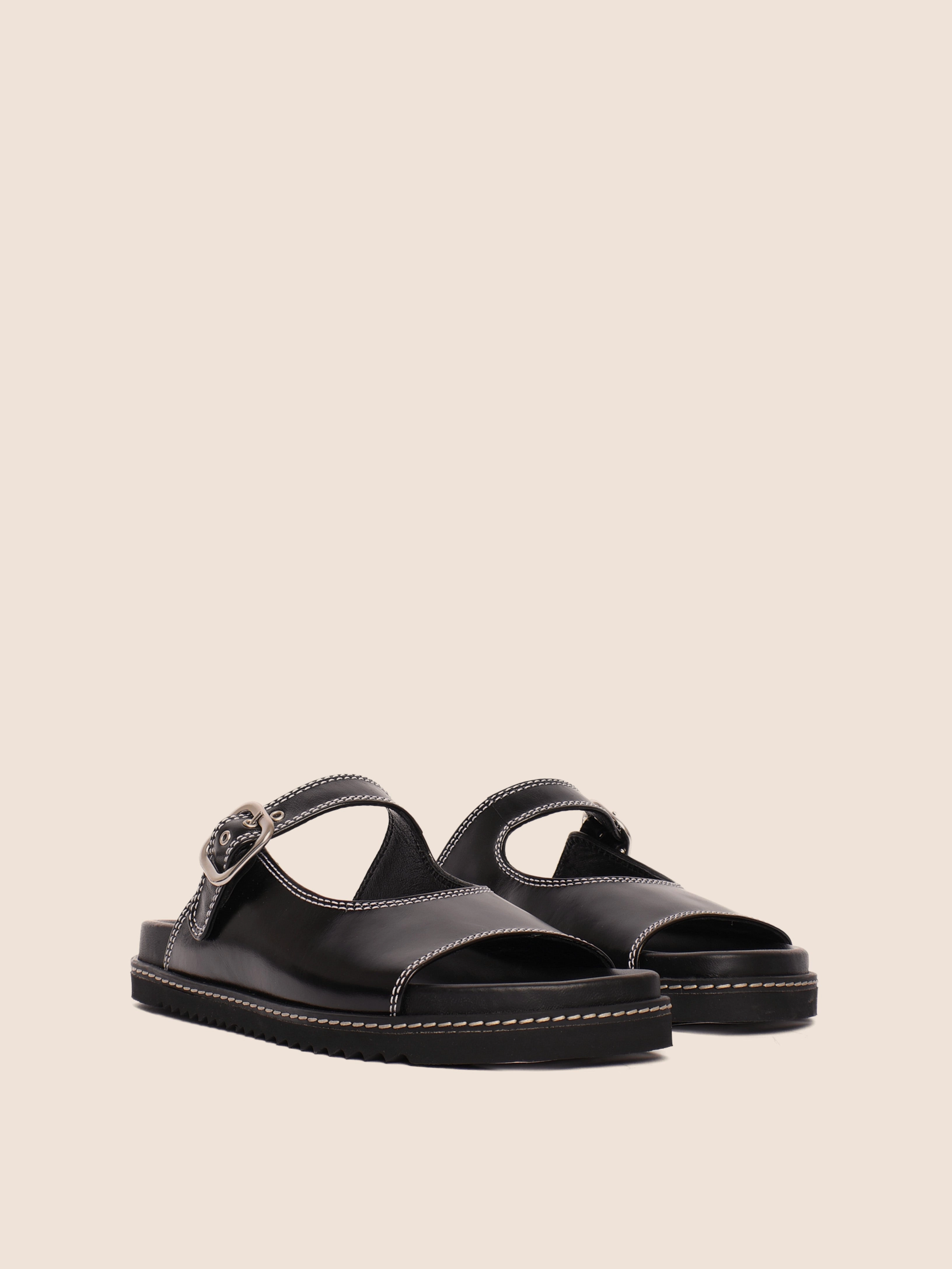 Green Fresh Freedom Move Madeira Black Sandal