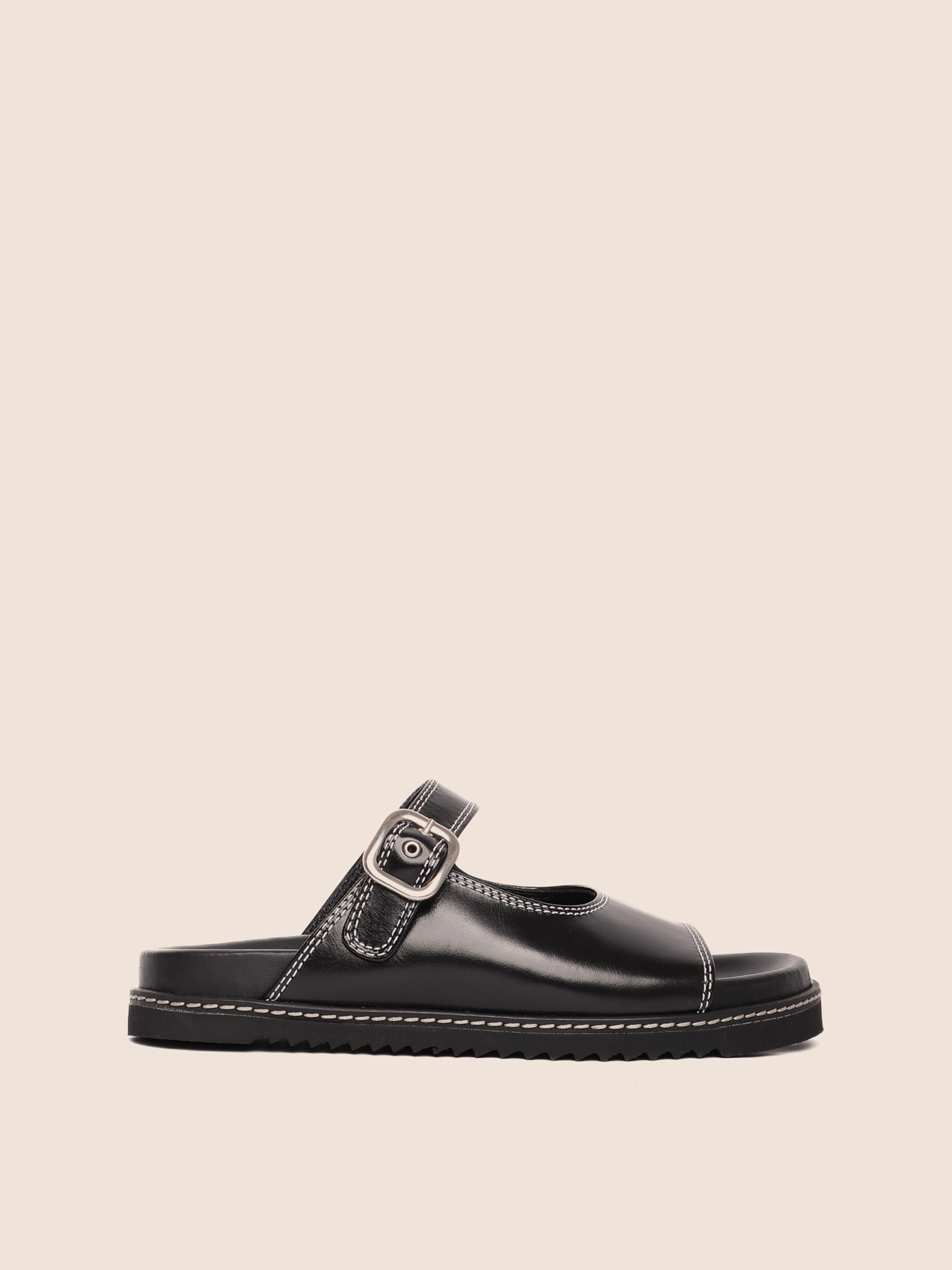 Madeira Black Sandal Outdoor Friendly