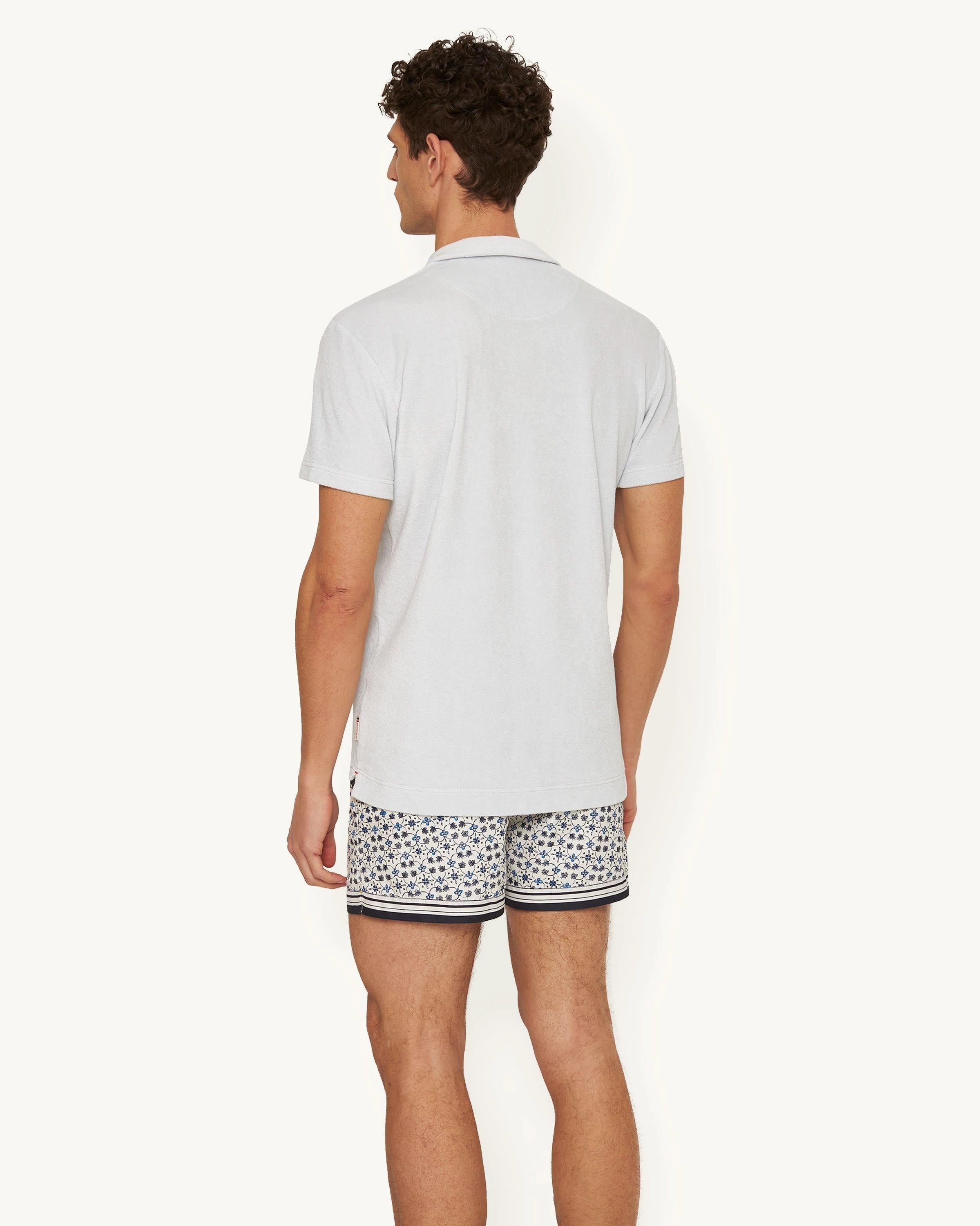 Terry Towelling Bound Seam Finish Lightweight Stretch