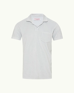 Outdoor top Button Down Collar Terry Towelling
