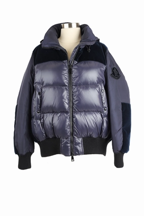 Elanion Mixed Media Down Bomber Flatlock Seam Construction