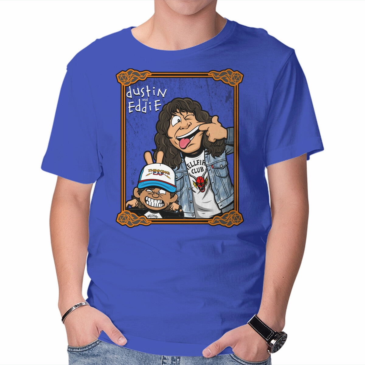 Dustin And Eddie Plus size confidence Slim fit sleekness