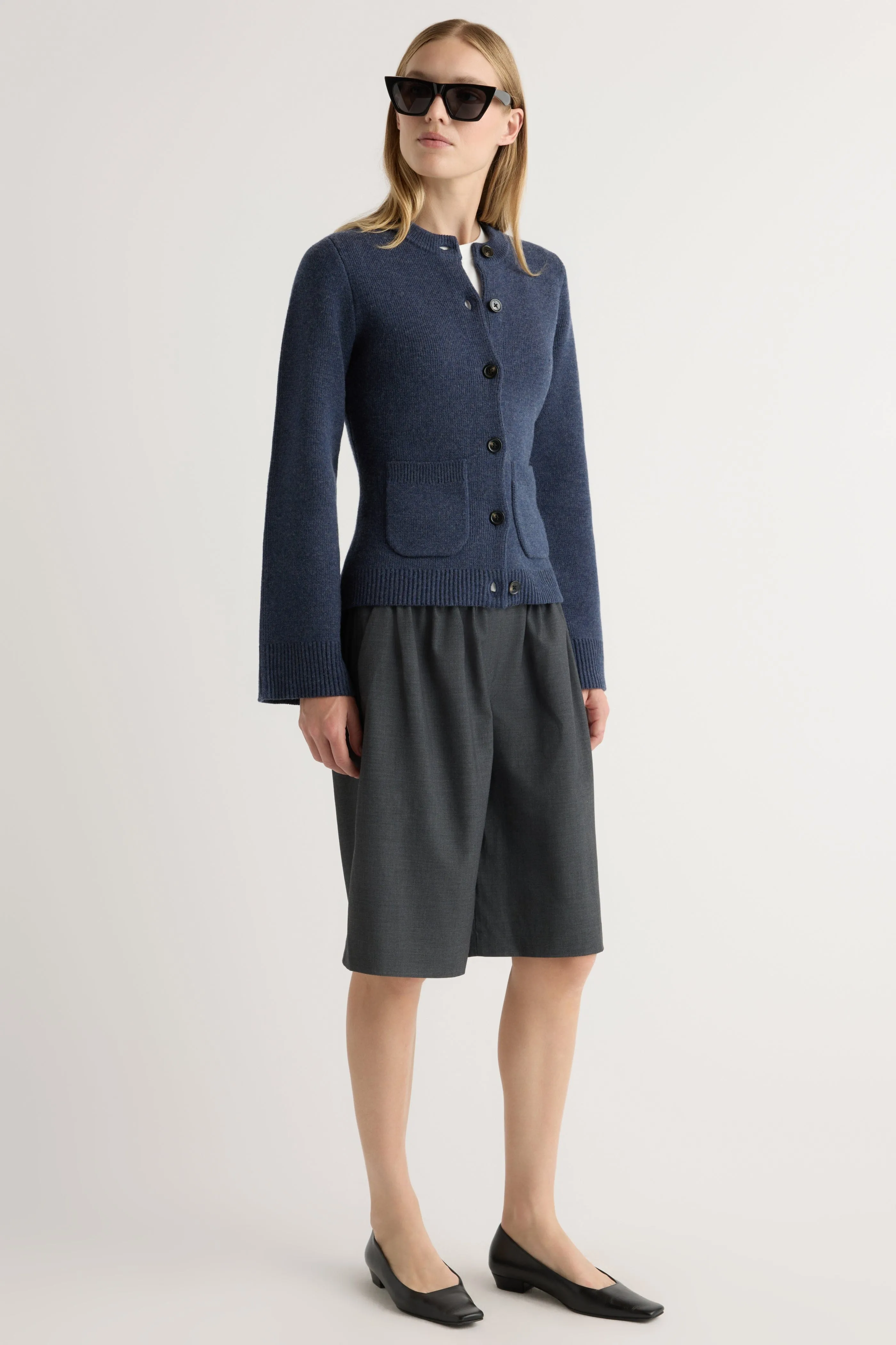 Fashion Statement Knitted Design Eames Organic Cotton-Wool Cardigan