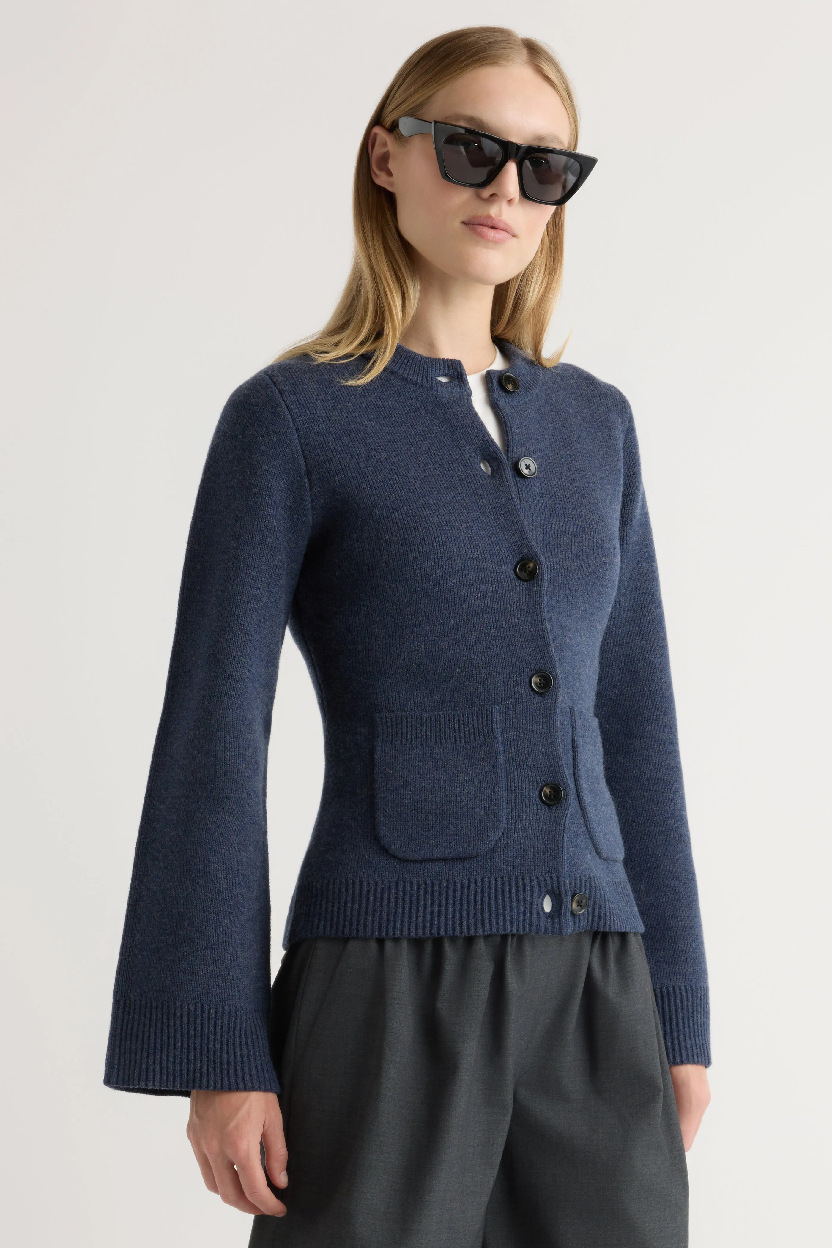 Eames Organic Cotton-Wool Cardigan Quick Dry Wear