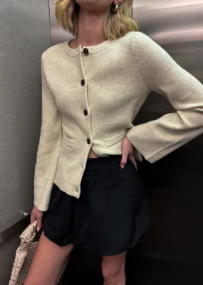 The Tyler Cardigan - Oatmeal Ultimate Comfort Breathable Flex