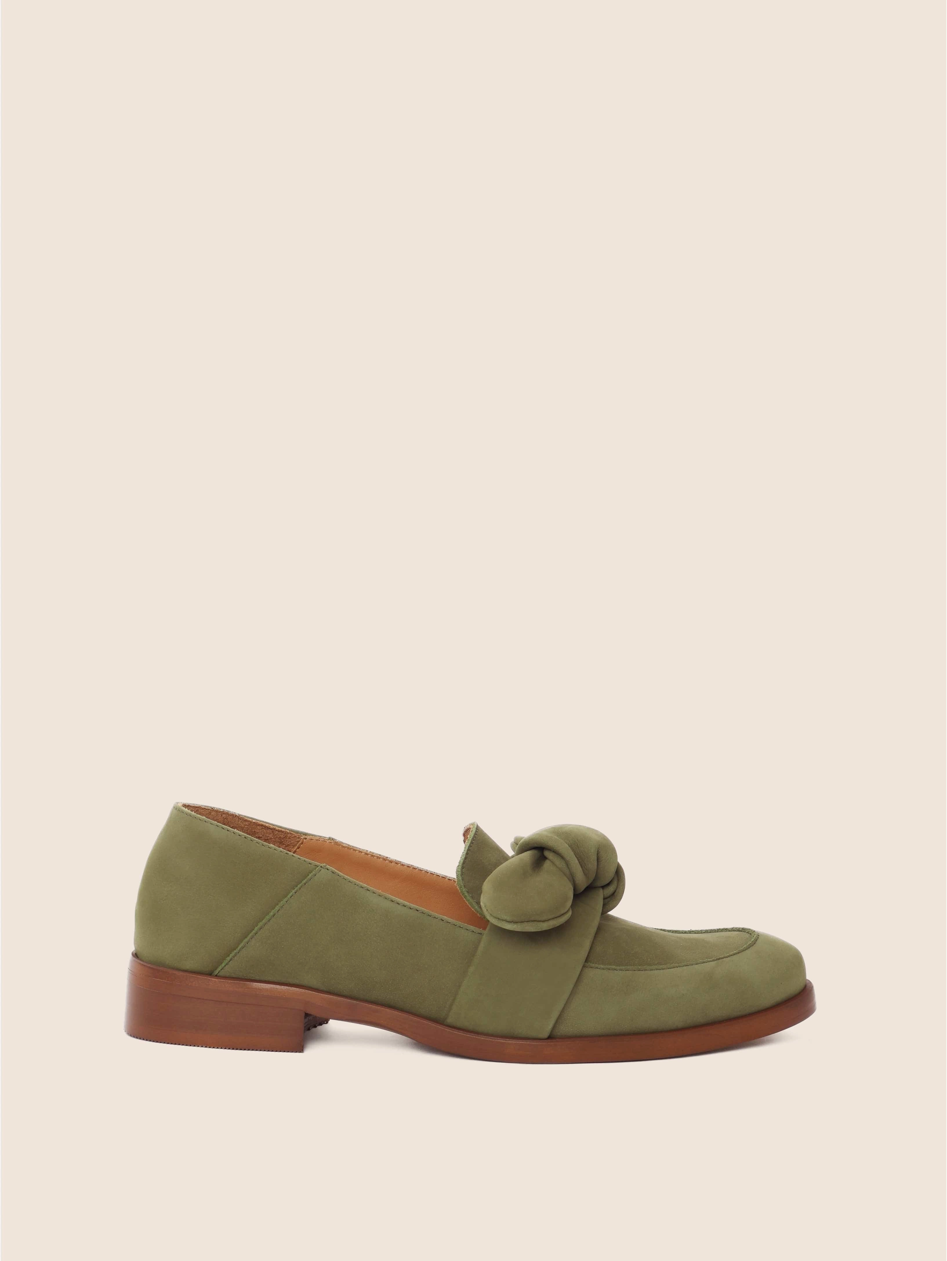 Bloom Step Slip-On Style Shoes Valencia Olive Loafer