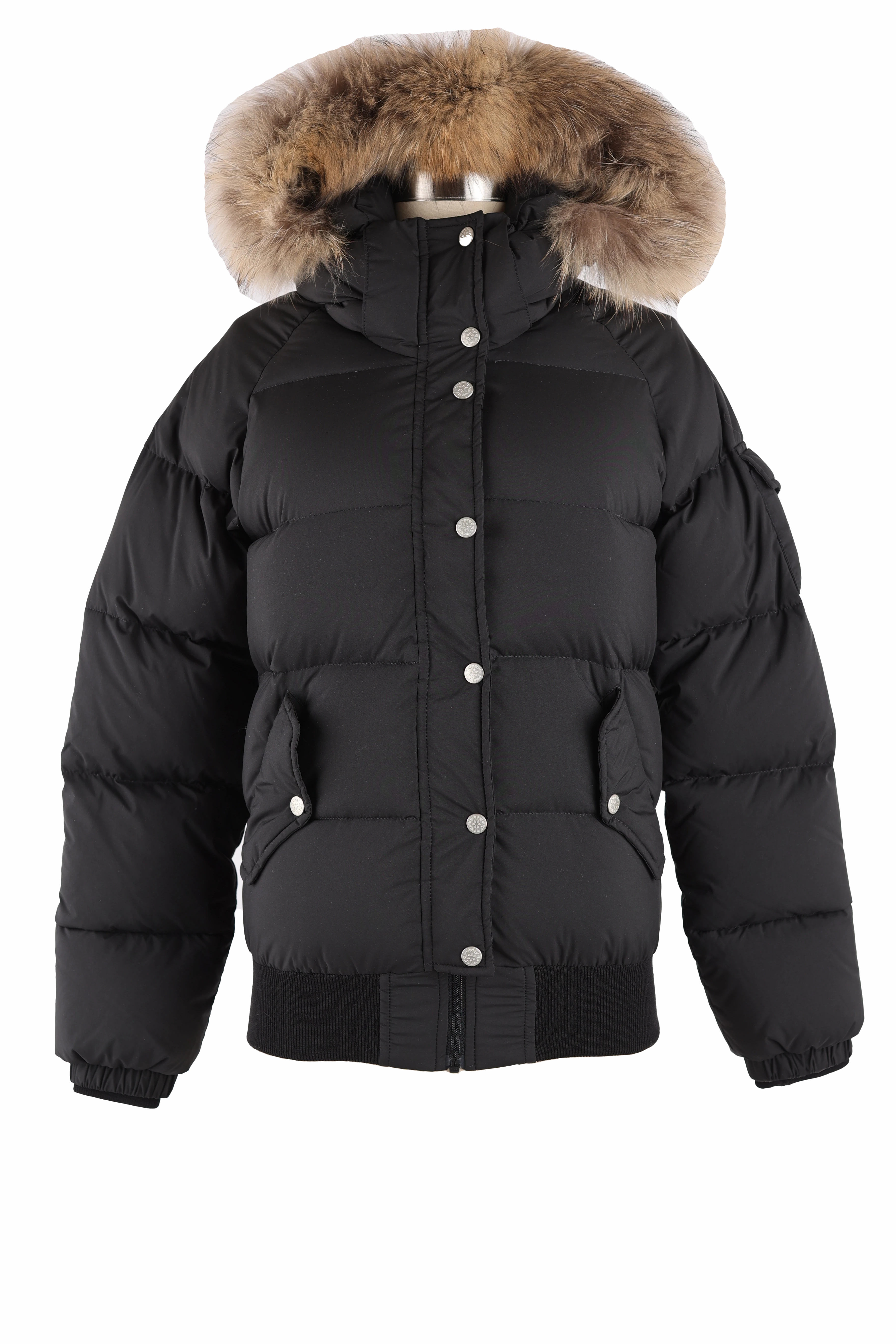 Down Bomber W/ Fur Trim On Duty Layer Snow Day