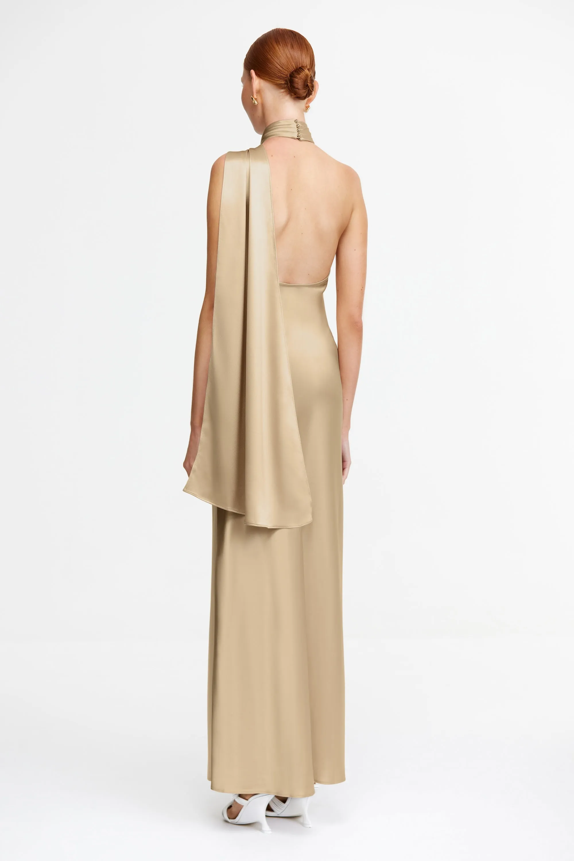 YEWGREEN MAXI DRESS Urban Chic Art Inspired