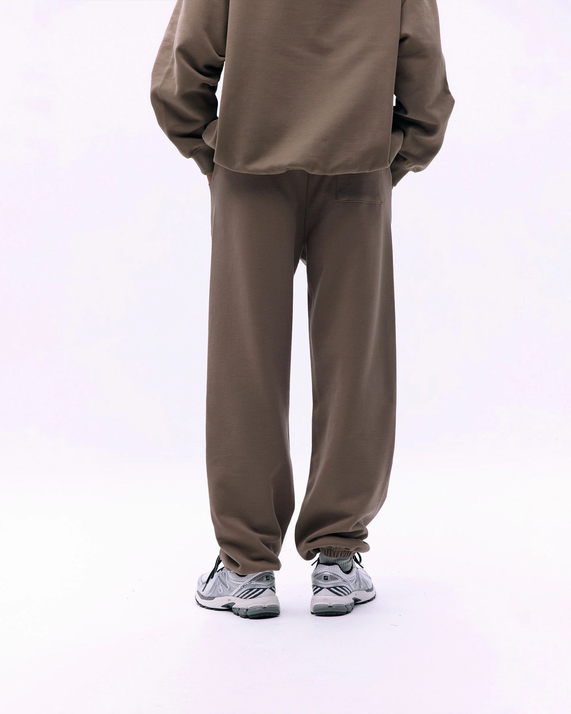 Varsity Sweatpants - Cocoa Brown Comfy Texture WrinkleFreeFinish