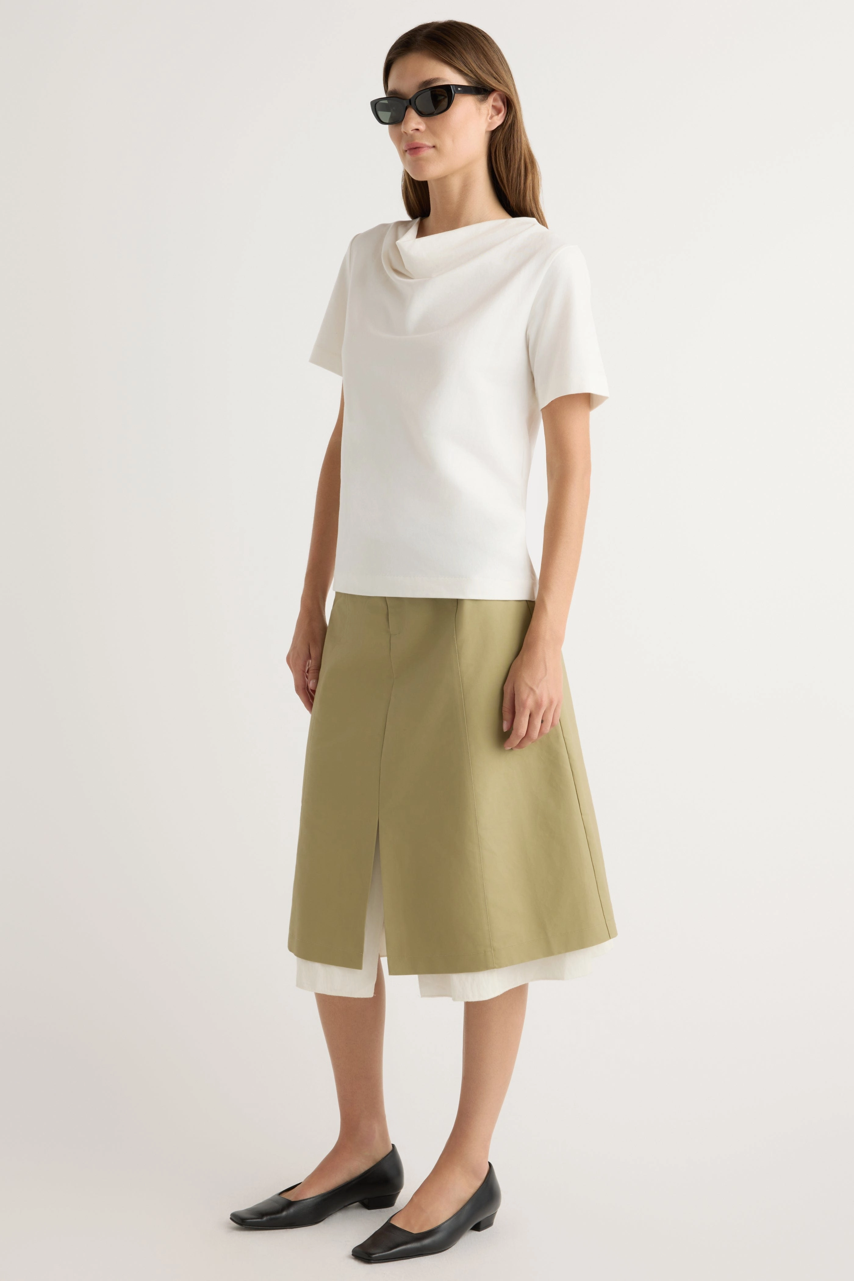 Natural Look Devon Layered Skirt