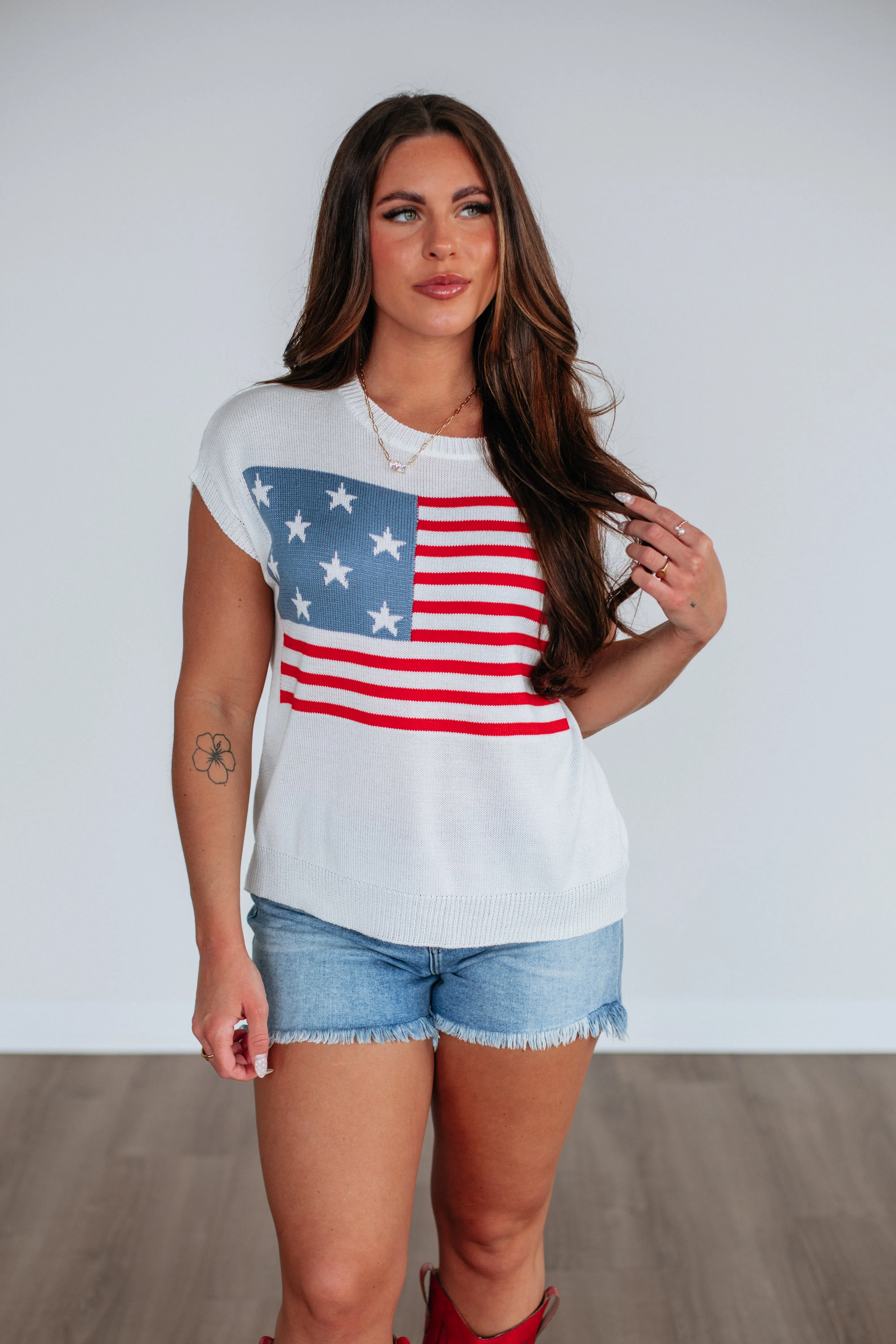 Made In America Knit Top Lightweight Comfort