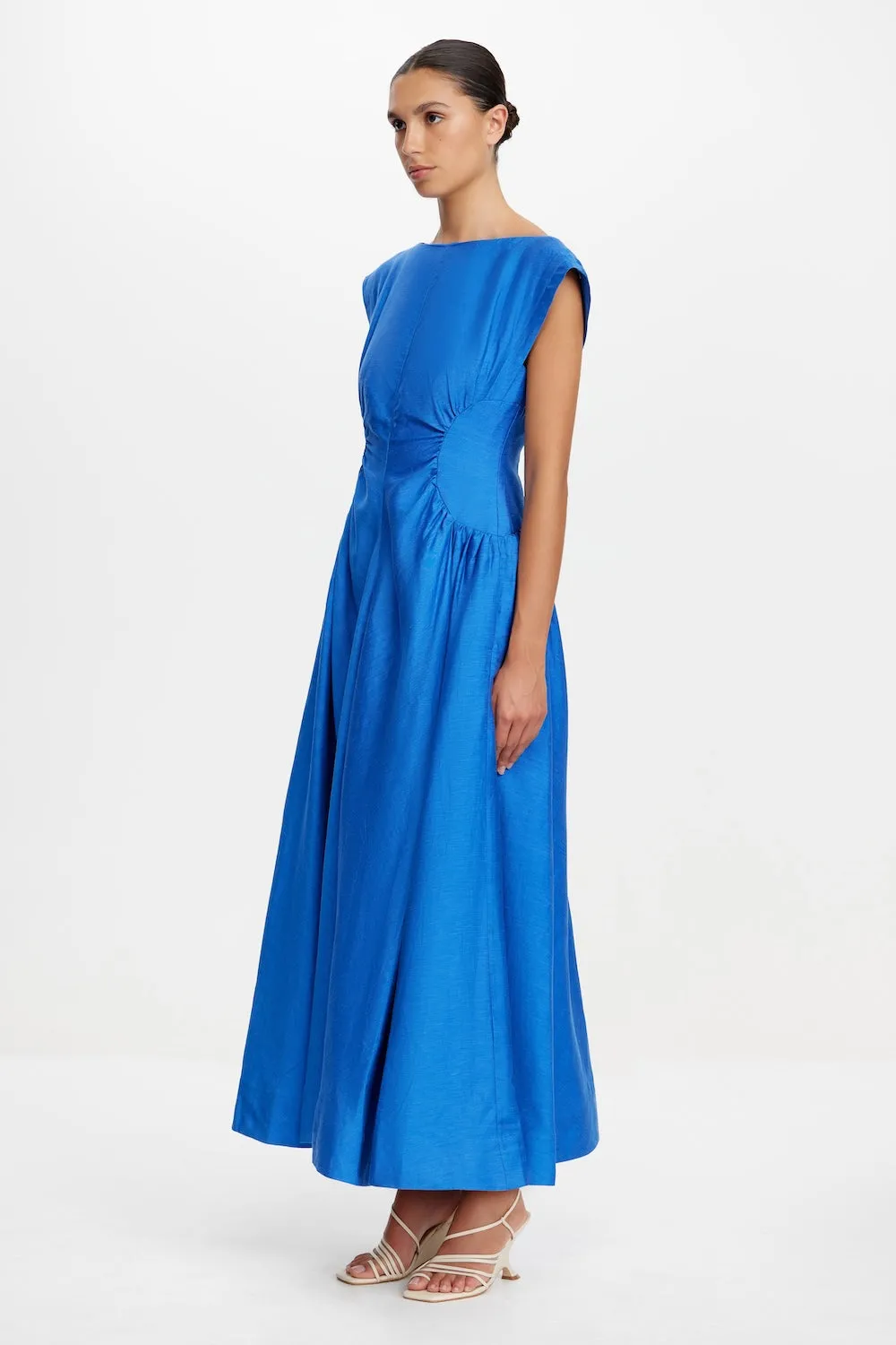 EMERY MIDI DRESS Subtle design Jewel Tones