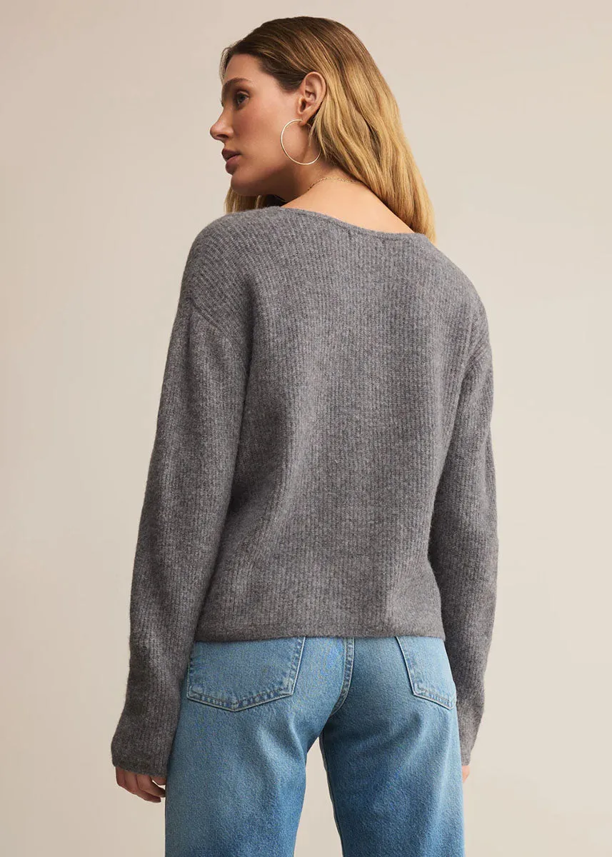 Emile Cardigan - Classic Heather Grey Soft Layers All-Day Knitwear