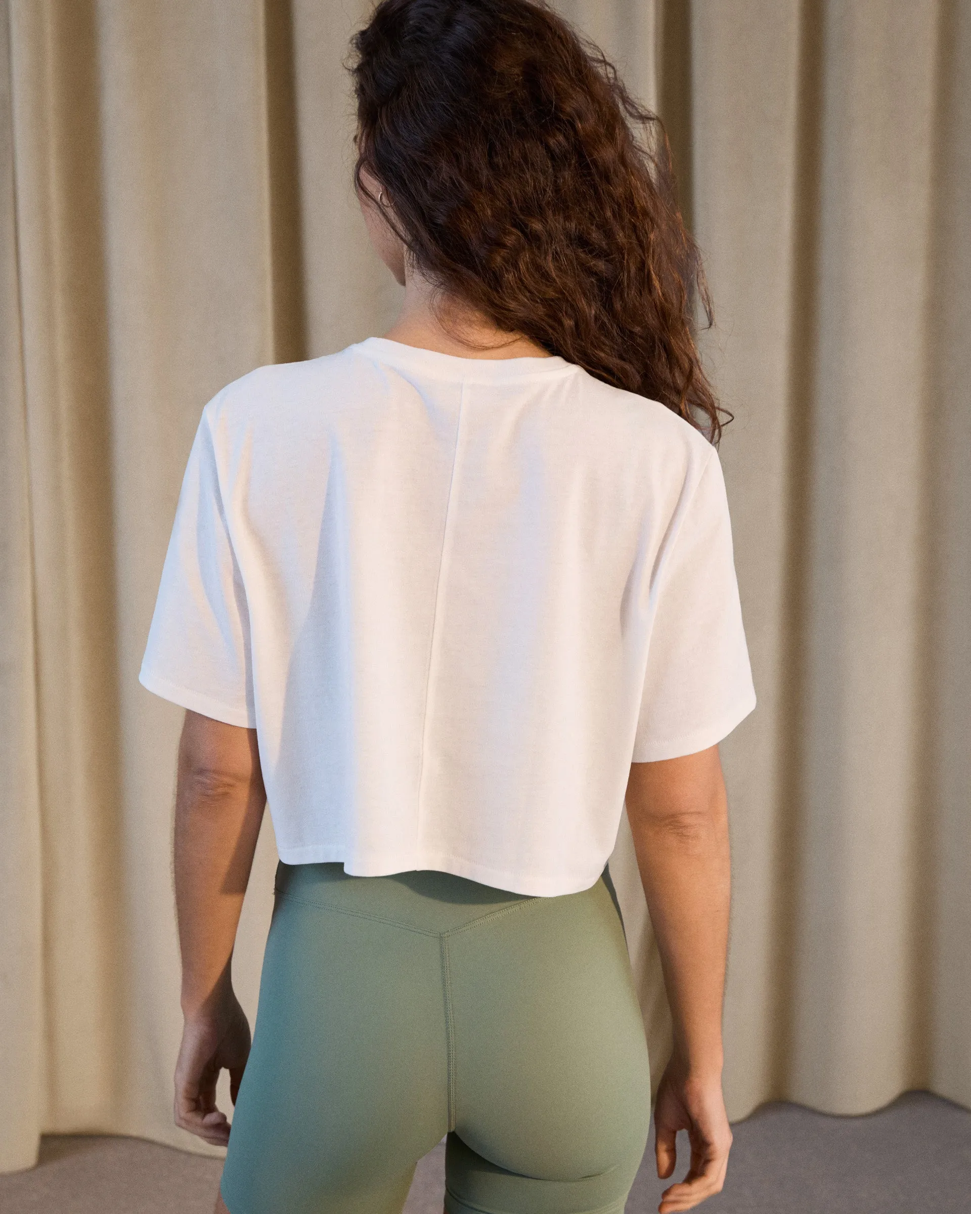 Essential Batwing T-Shirt - White HeatPressedLogos BreathableMeshInsert