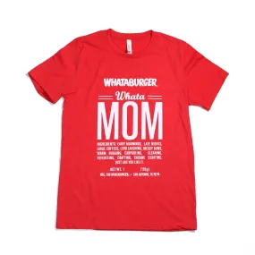 WhataMom Ingredient Tee HiddenZipper
