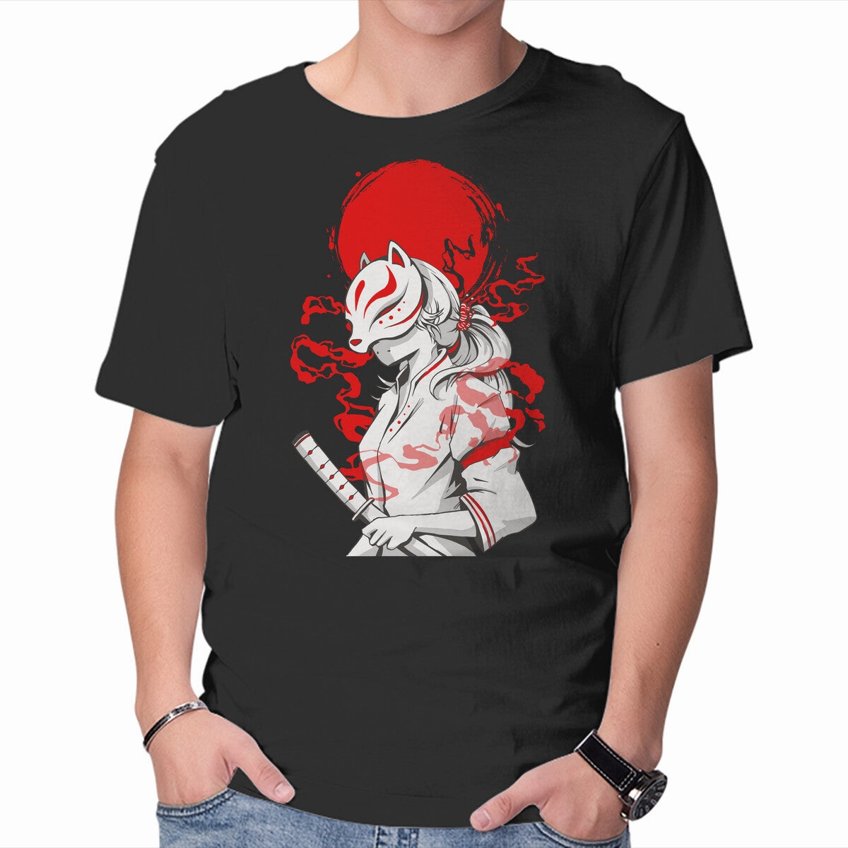 Date night Kitsune Samurai Girl