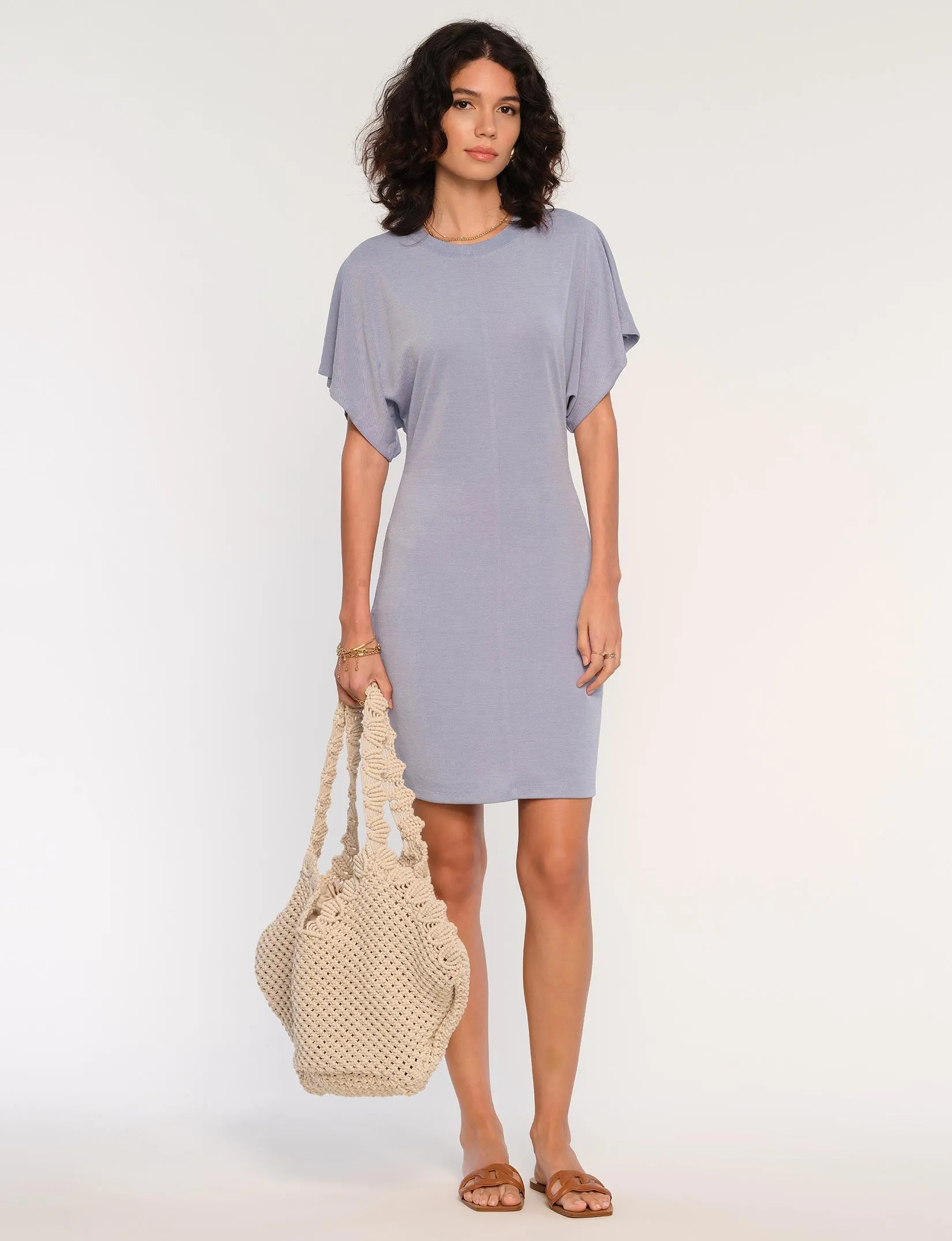 Ezria Dress Cinched-Waist Fit Mood