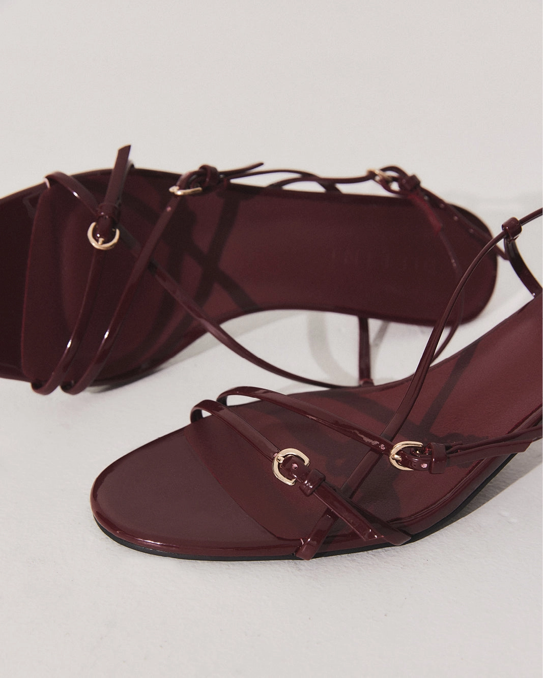 High Lift Shock Ease FLOSSIE - CHERRY RED PATENT