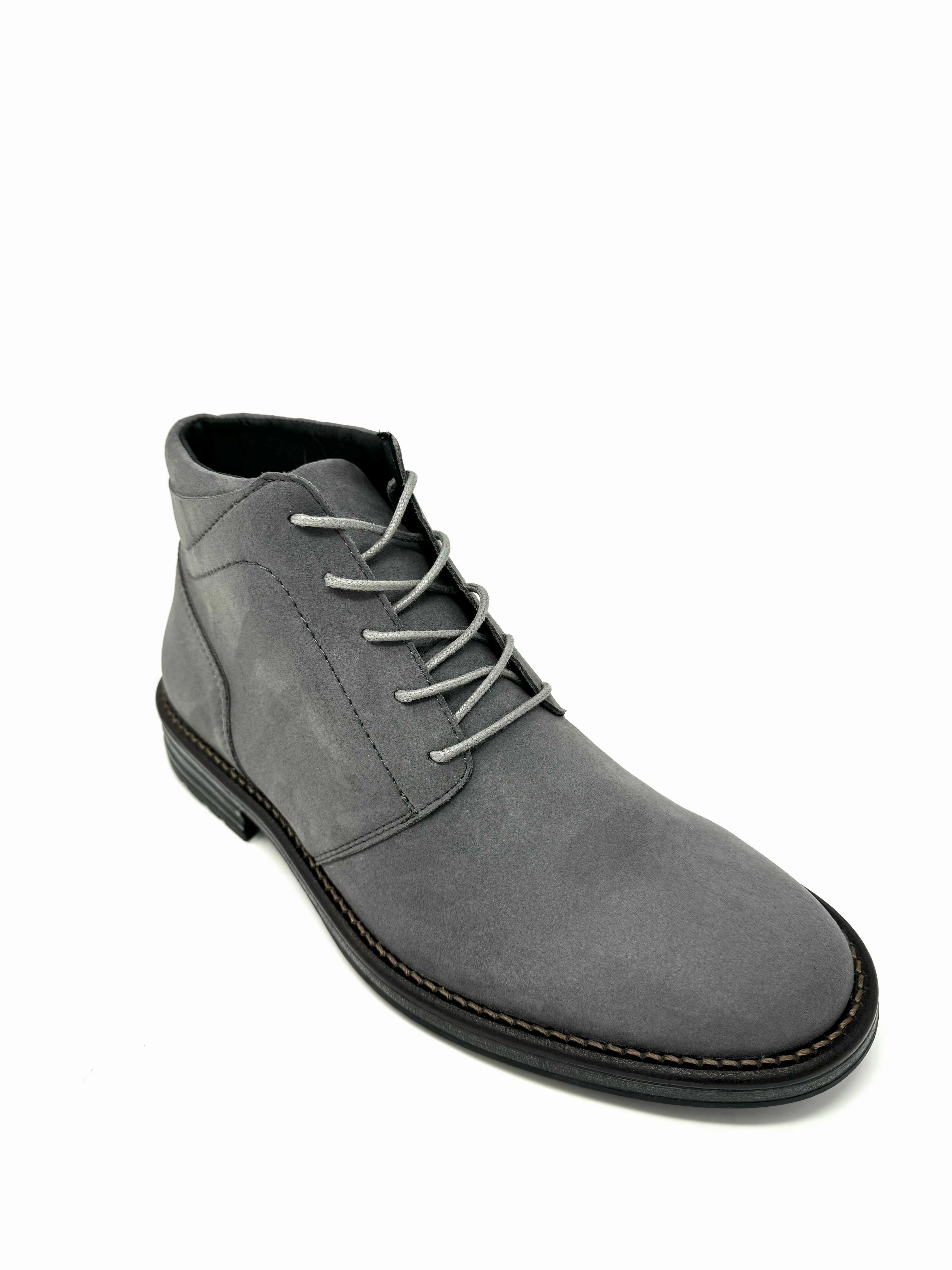 Fernando Boot in Grey Suede from Novacas Anti Slip Sole Mud Resistant Daily Walks