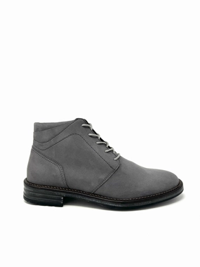 Fernando Boot in Grey Suede from Novacas Padded Interior Rural Traveler Long Hour