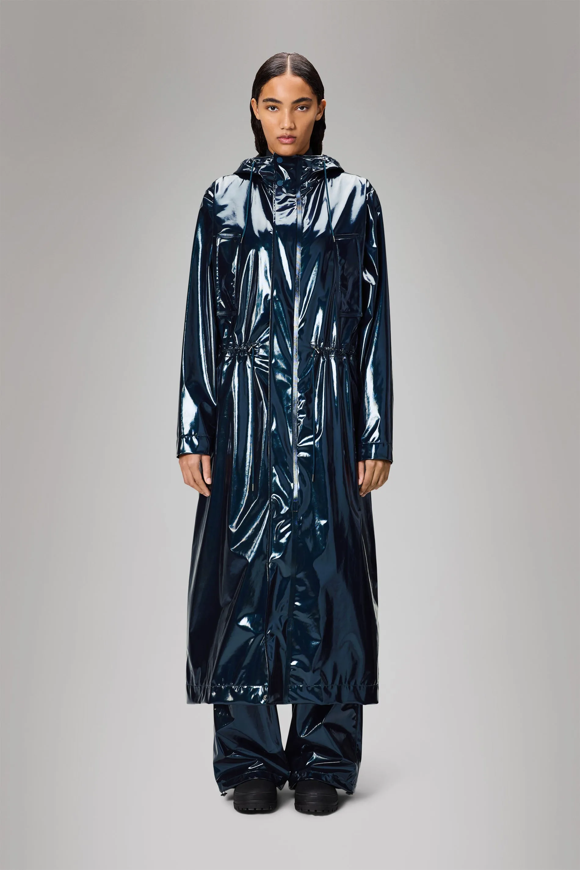 Bold Longest Jacket Microfiber Shell Impact Absorbing Back Panels