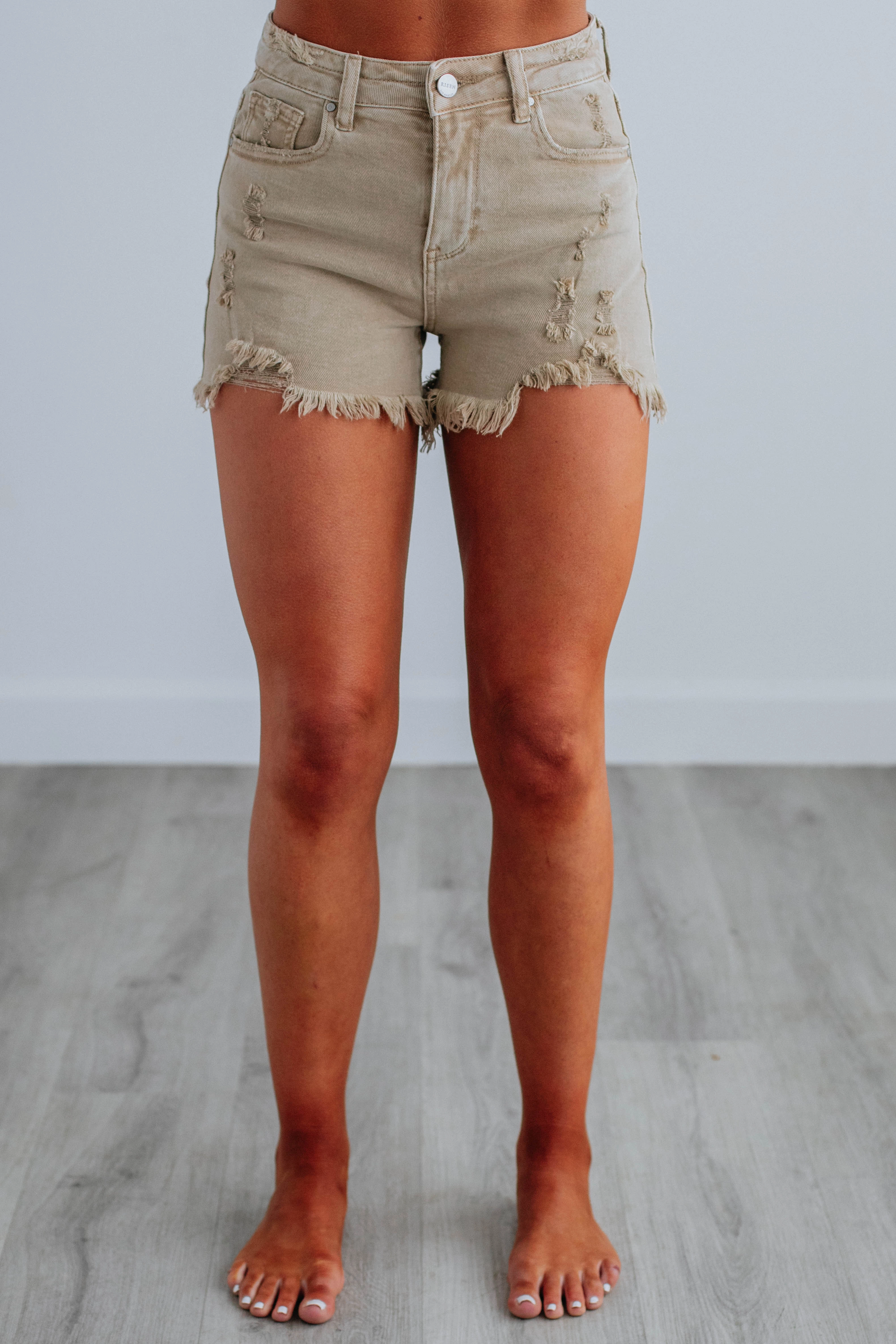 Light Fabric Go Light Mae Risen Shorts - Sand
