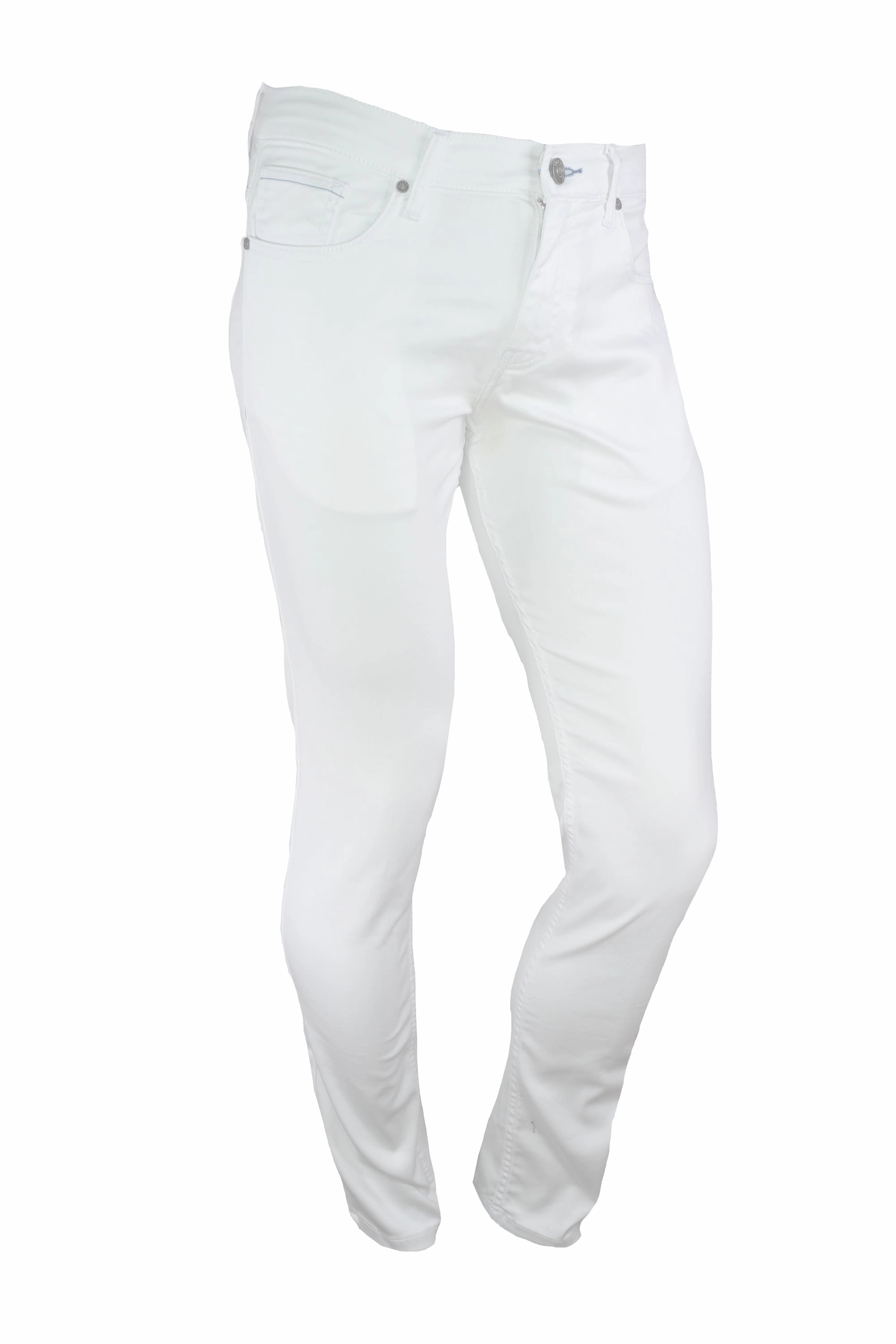 Loose Smooth Shopping Day Inpore Jeans - White