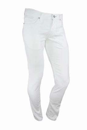 Loose Smooth Shopping Day Inpore Jeans - White