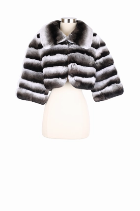 Easy Wear SiliconeGrip Fur Cropped Jacket