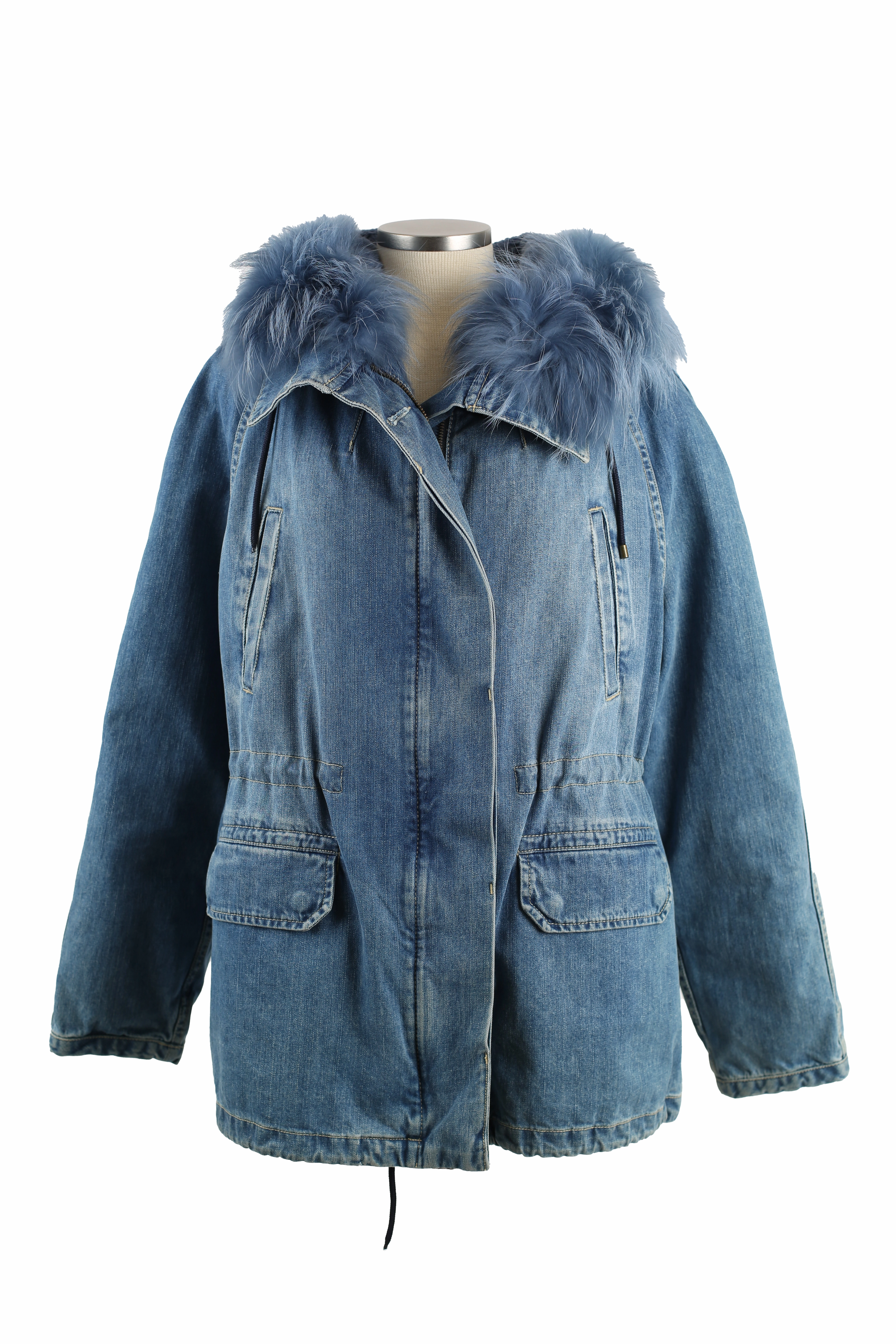 Fur Lined Denim Jacket Active Daily Wear