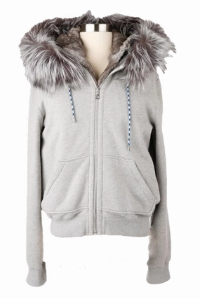 Fur Lined Hoodie Coat Hypoallergenic fabric