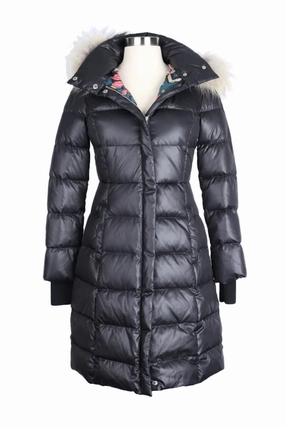 Fur Trim Down Parka Compact Layer