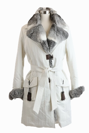 Fur Trimmed Trench Coat Timeless Fit Style
