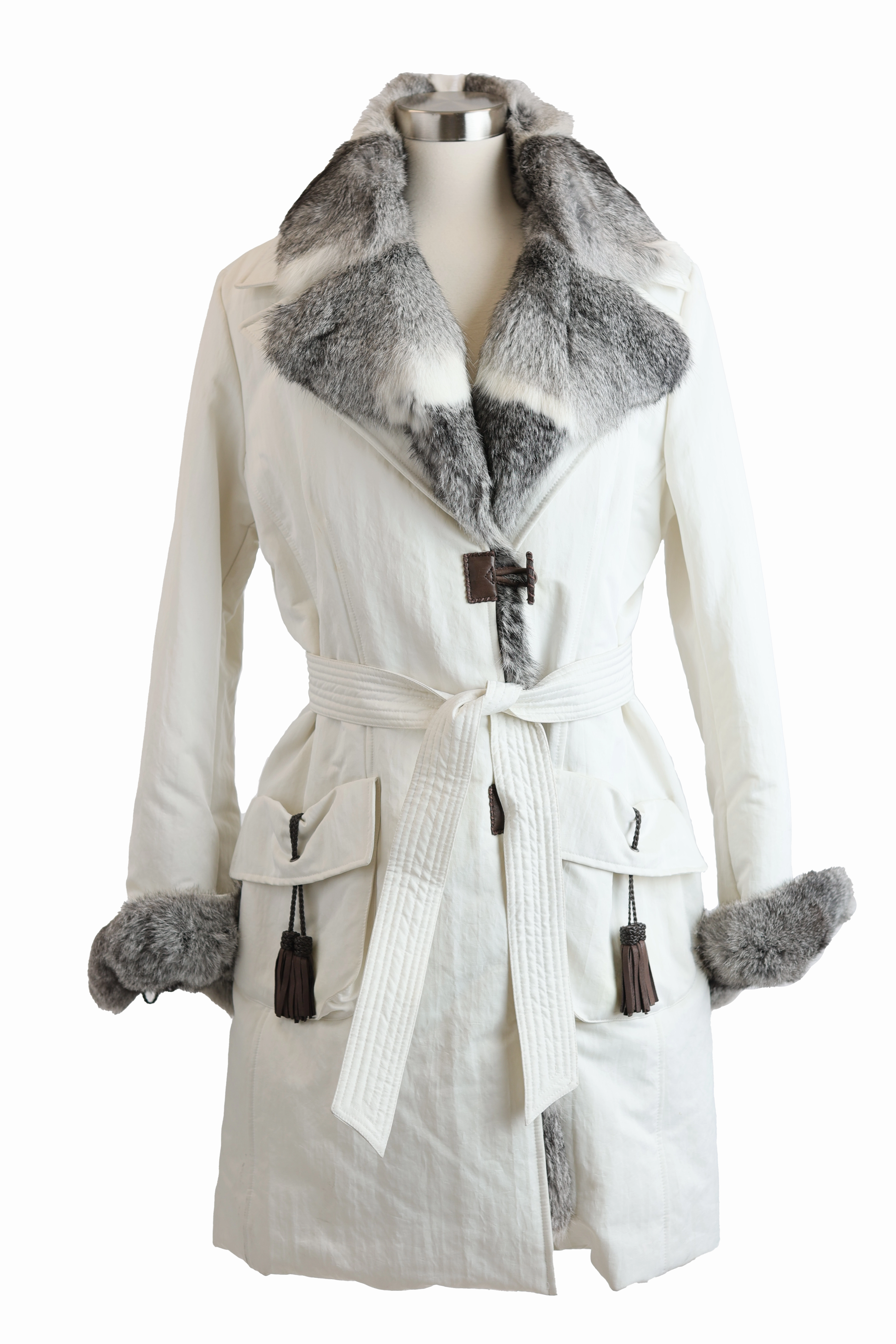 Fur Trimmed Trench Coat Timeless Fit Style