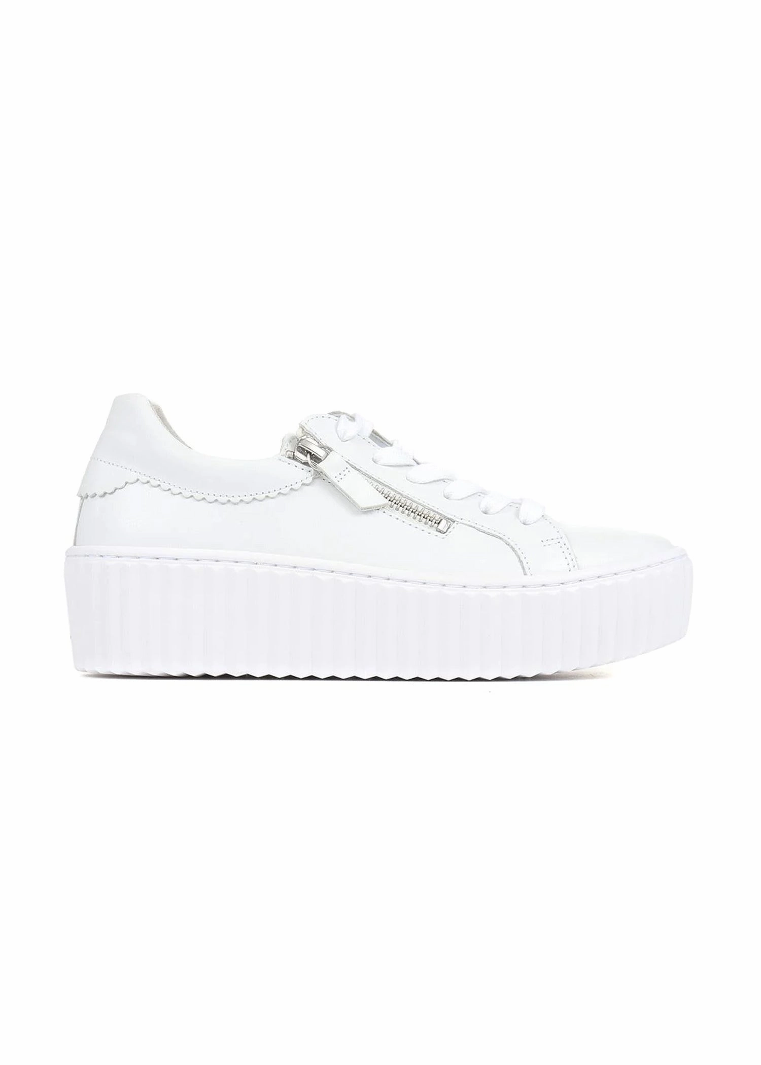 Runner's Choice Gabor Dolly Double Zip Platform Sneaker