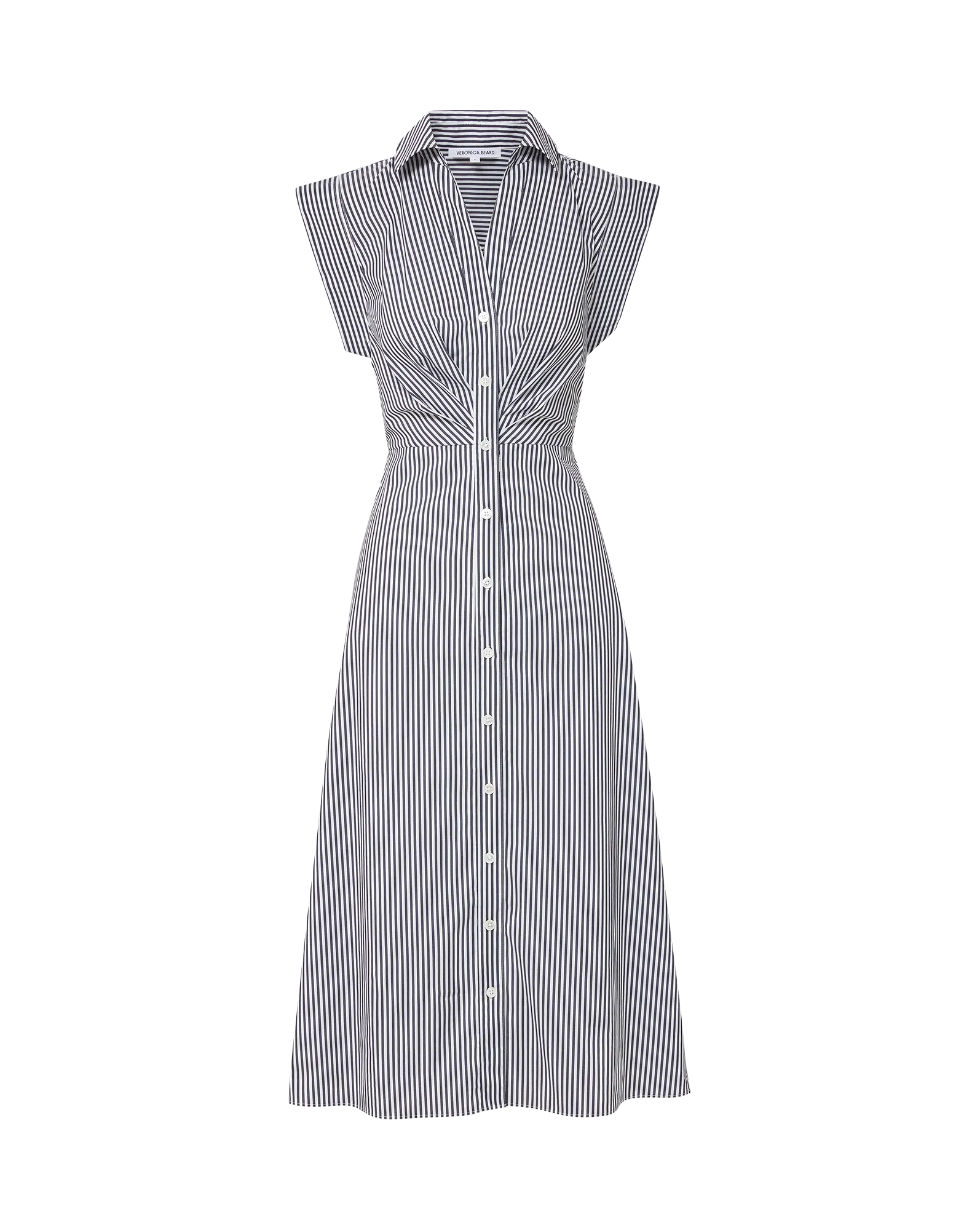 Balanced Lines Haydon Striped Midi Shirtdress